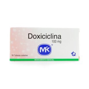 DOXICICLINA 100 MG 15 TABLETAS MK
