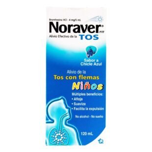 NORAVER TOS NINOS CHIC.AZUL JARABE 120ML
