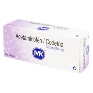 ACETAMINOFEN+CODEINA 325/30MG 30 TBS MK
