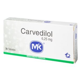 CARVEDILOL 6.25 MG 30 TBS MK(P)8918