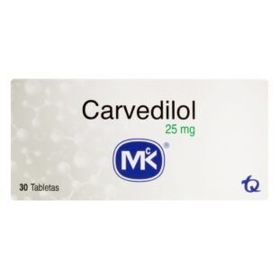 CARVEDILOL 25 MG 30 TABLETAS MK(P)35670