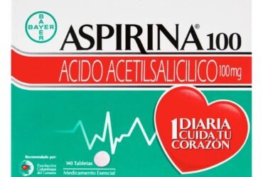 ASPIRINA 100 MG 140 TBS
