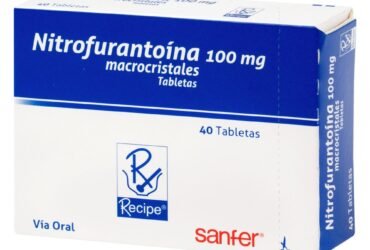 NITROFURANTOINA 100 MG 40 TABLETAS RC
