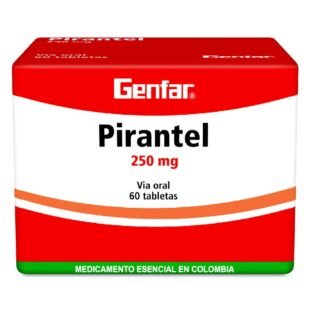 PAMOATO PIRANTEL 250 MG 60 TABLETAS GF