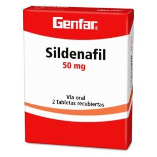 SILDENAFIL 50 MG 2 TABLETAS GF