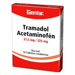 TRAMADOL 37.5 MG+ACETAM.325 MG 10 TBS GF