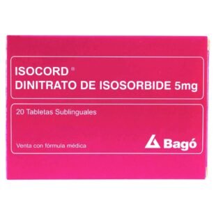 ISOCORD SUBLING 5 MG 20 TABLETAS