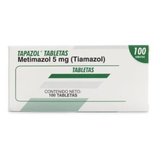 TAPAZOL 5 MG 100 TABLETAS