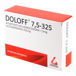 DOLOFF 7.5-325 30 TABLETAS (A)(3%+)(PAE)