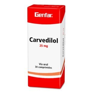 CARVEDILOL 25 MG 30 TABLETAS GF(P)35670