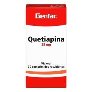 QUETIAPINA 25 MG 30 TBS GF (P)16793