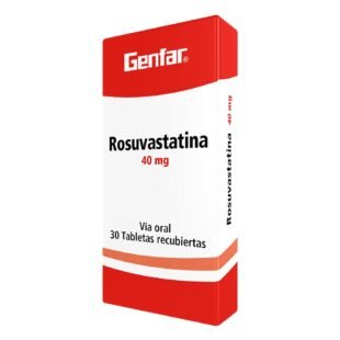 ROSUVASTATINA 40 MG 30 TABLETAS GF