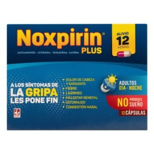 NOXPIRIN PLUS 12 CAPSULAS