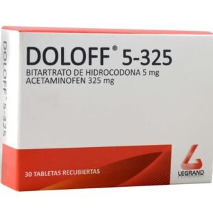 DOLOFF 5-325 30 TABLETAS (3%+)(PAE)