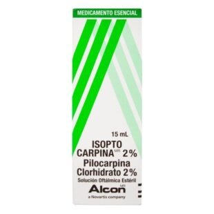 Isopto Carpine Pilocarpina 2% Solución Oftálmica 15 ml