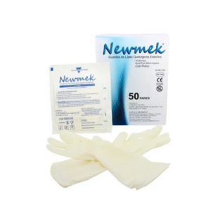 GUANTES QUIRURGICOS ESTERIL CON POLVO TALLA 7 NEWMEK OTAI CAJA X50 UND