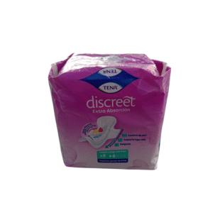 TOALLA TENA DISCREET EXTRAABSORCION 8UND