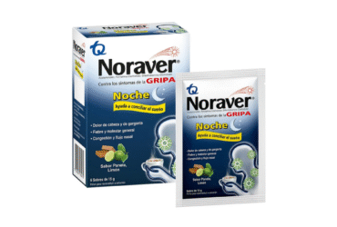 NORAVER GRIPA BEBIDA NOCHE 15 GR 6 SBS ACETAMINOFEN-FENILEFRINA-LEVOCETIRICINA