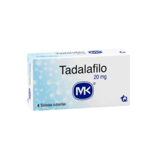 TADALAFILO 20 MG 4 TABLETAS MK