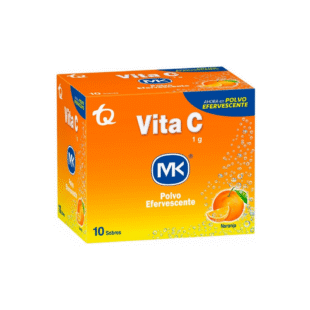 VITA C 1GR NARANJA POLVO EFERVESCENTE X 10 SBS MK