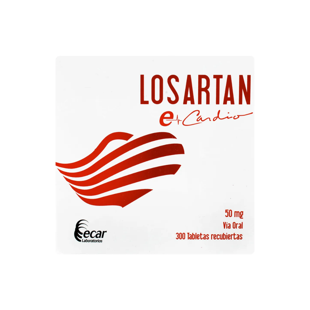 LOSARTAN 50 MG 300 TBS EC