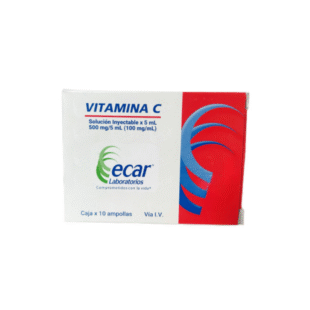 VITAMINA C INYECT.5 ML 10 AMPOLLAS ECAR
