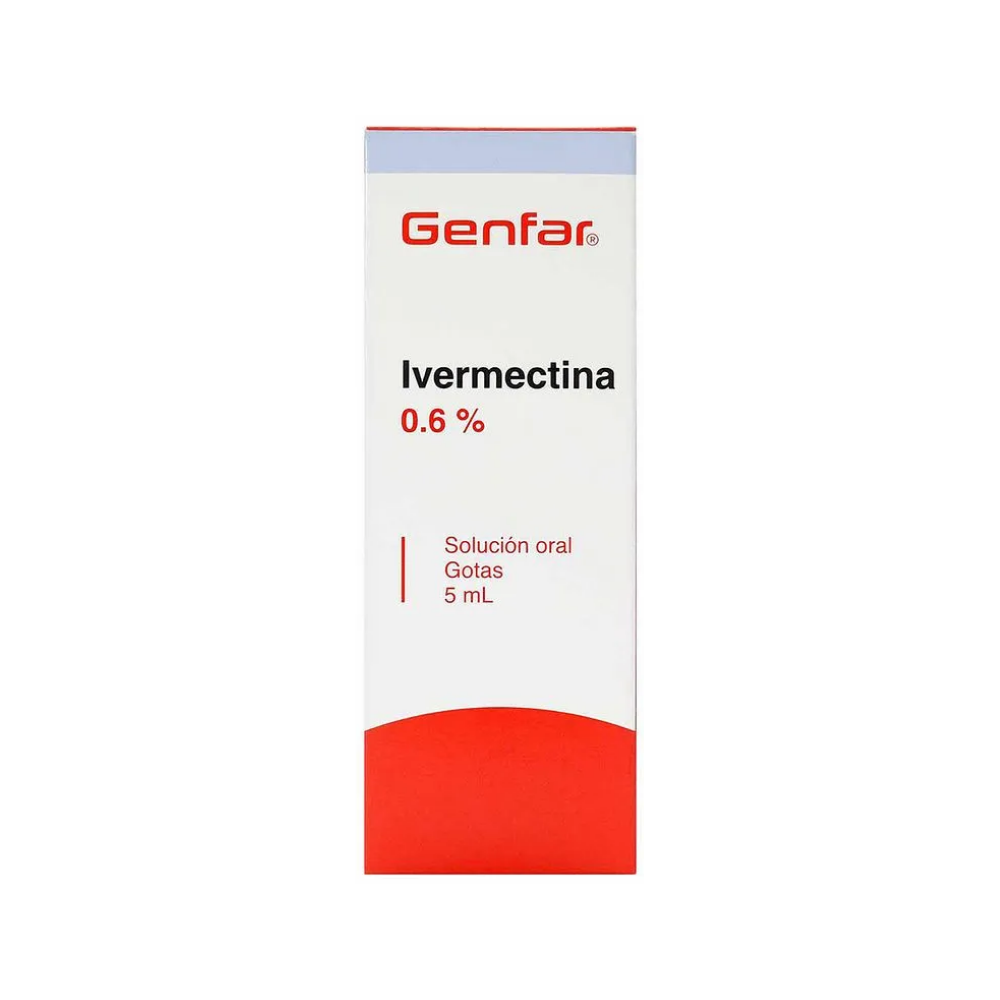 IVERMECTINA 0.6% SOLUCION ORAL 5 ML GF