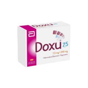 DOXU 250MG/7.5MG 20 TABLETAS NAPROXENO + HIDROCODONA