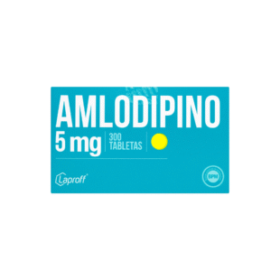 AMLODIPINO 5 MG 300 TBS LP