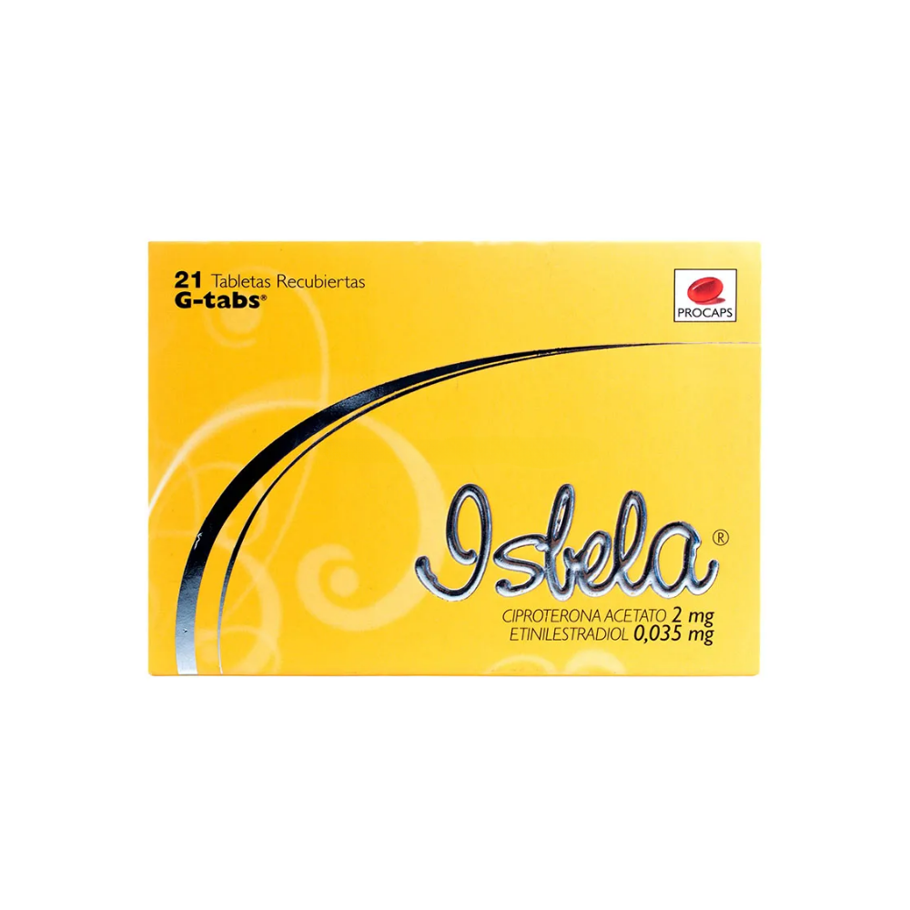 ISBELA 21 TABLETAS ETINILESTRADIOL - CIPROTERONA ACETATO