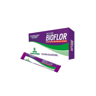 BIOFLOR 100/500MG POLVO SOLUCION ORAL X 10 SOBRES 3 GR