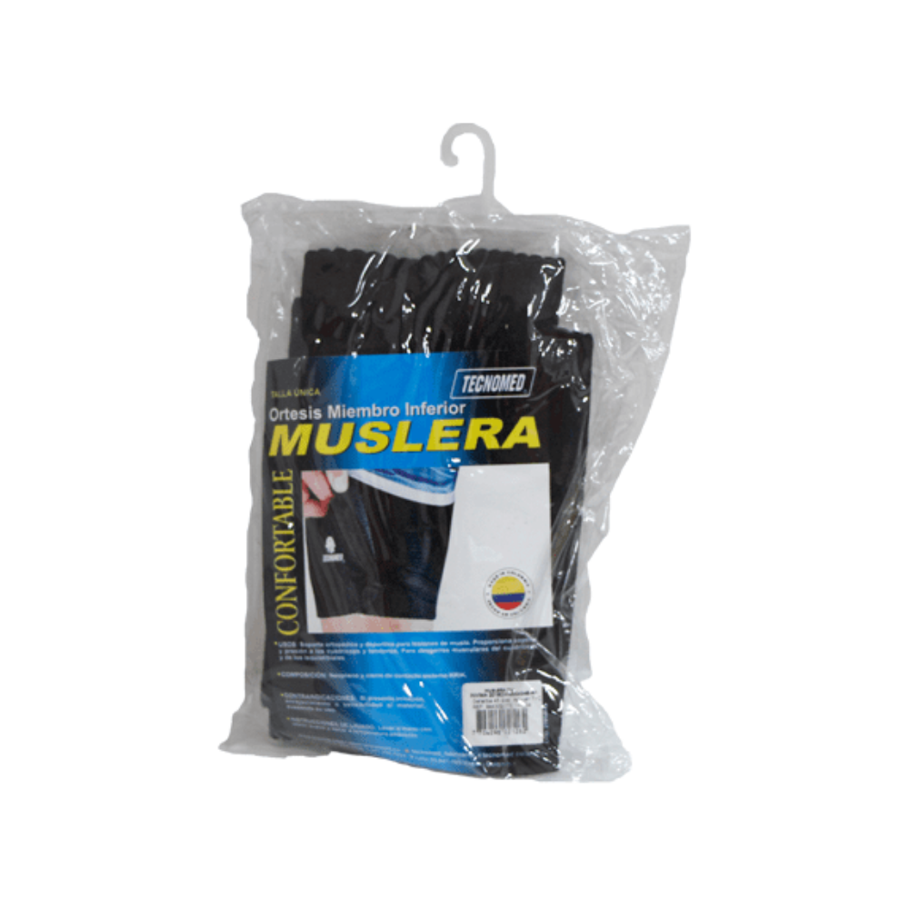 MUSLERA NEGRO 615 TALLA UNICA TECNOMED