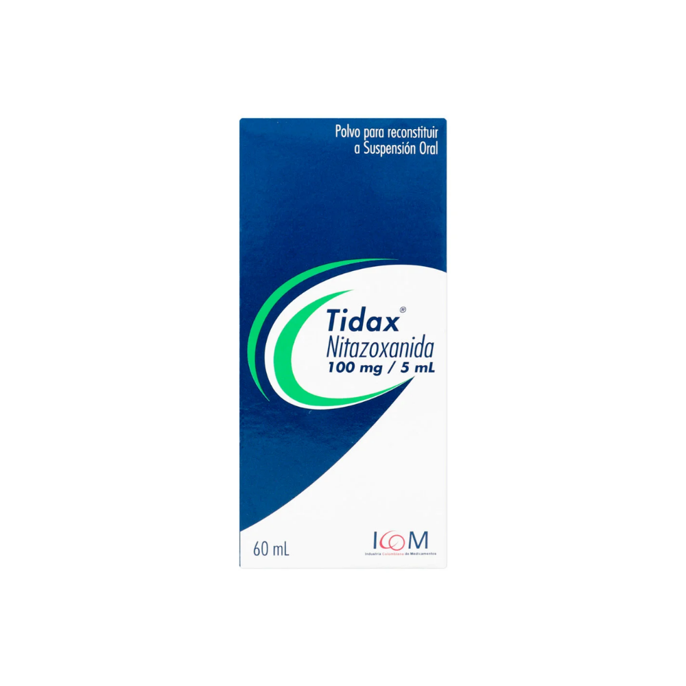 TIDAX 100 MG SUSPENSION 60 ML ICOM NITAZOXANIDA (Z)