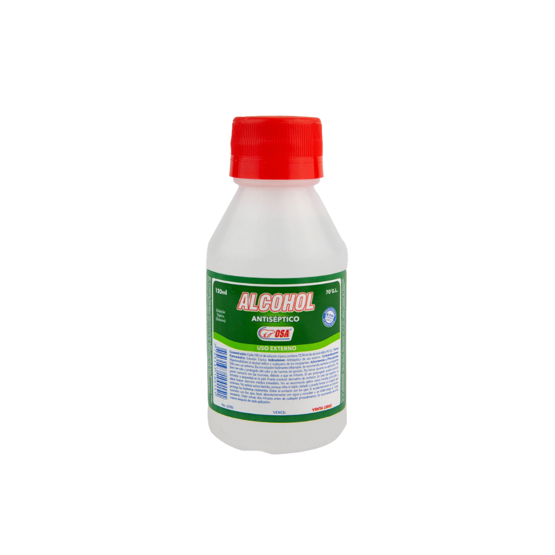 ALCOHOL ANTISEPTICO 120 ML OSA