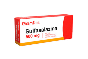 SULFASALAZINA 500 MG 10 TABLETAS GF