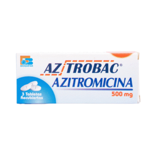 AZITROBAC 500 MG X 3 TABLETA BIOQUIFAR AZITROMICINA (ZZ)