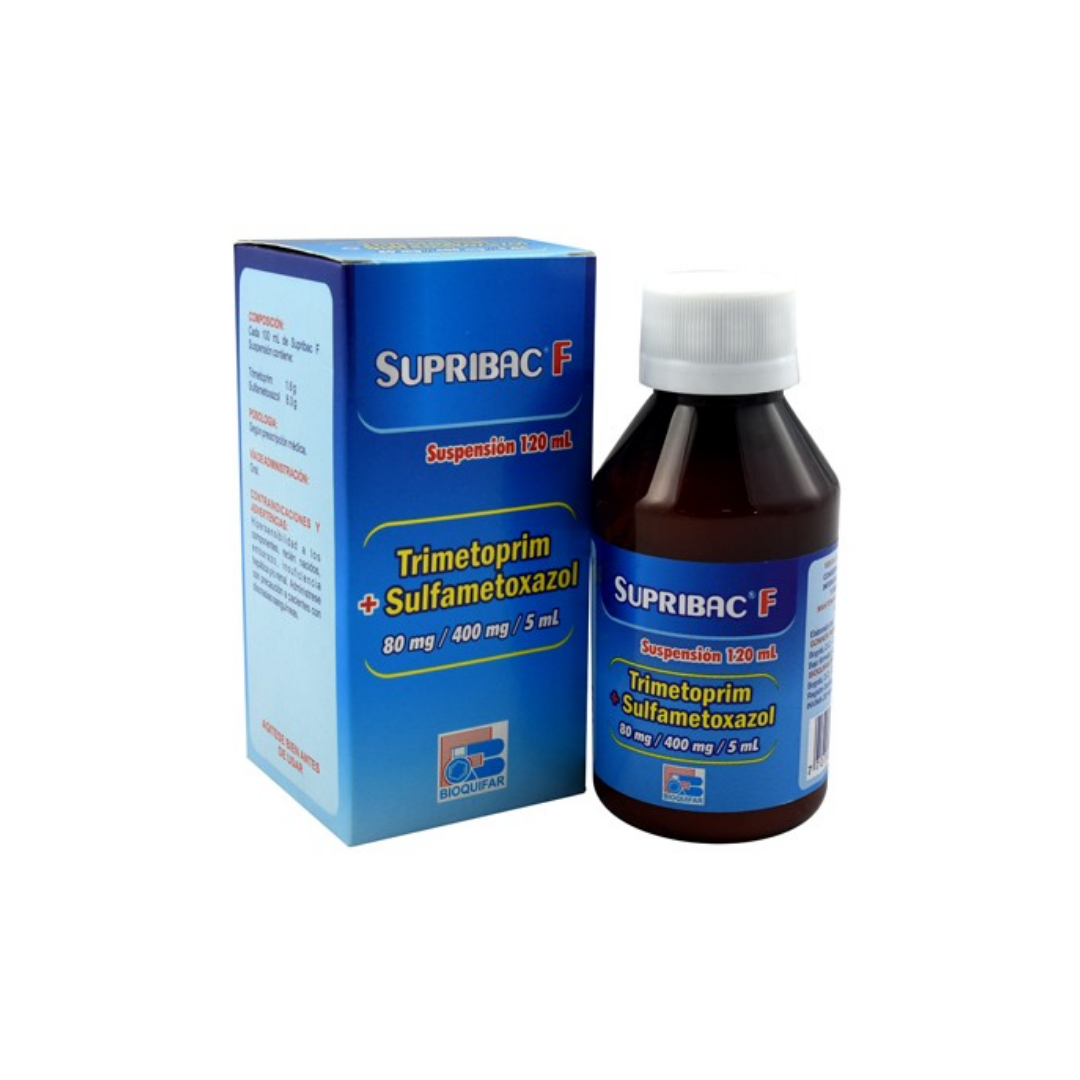SUPRIBAC F 120 ML BIOQUIFAR TRIMETROPRIMA-SULFAMETOXAZOL (Z)
