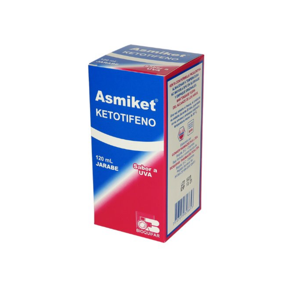ASMIKET KETOTIFENO 120 ML BIOQUIFAR