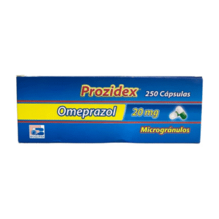 PROZIDEX 20MG X 250 CAPSULAS BIOQUIFAR OMEPRAZOL (ZZ)