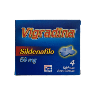 VIGRADINA 50 MG X 4 TAB BIOQUIFAR SILDENAFIL (Z)