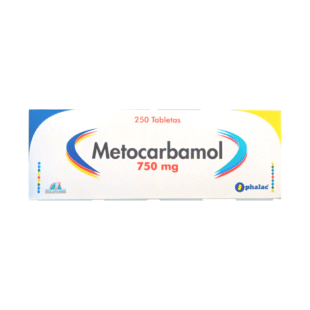 METOCARBAMOL 750 CAJA 250 CAJA 250 TABLETAS ANGLOPHARMA