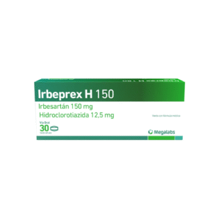 IRBEPREX H 150/12.5MG 30 TBS(P)30420(SC) IBERSARTAN- HIDROCLOROTIAZIDA