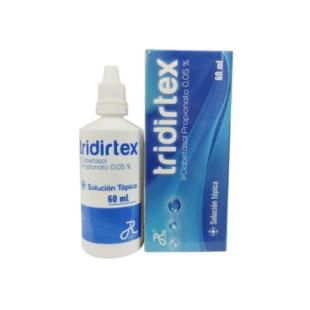 TRIDIRTEX SOL TOPICA 60 ML CLOBETASOL 005%