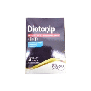 DIOTONIP X 3 TUBOS IMPROPHARMA DIOSMINA 55% Y HESPERIDINA 0.95%