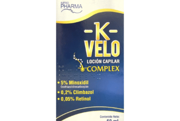K VELO COMPLEX LOCION CAPILAR 5% 60ML IMPROPHARMA MINOXIDIL,CLIMBAZOL,RETINOL (Z)