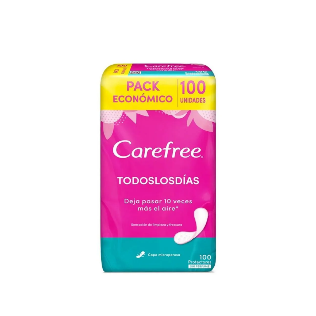 PROT.CAREFREE TODOS LOS DIAS 100 UND S.P