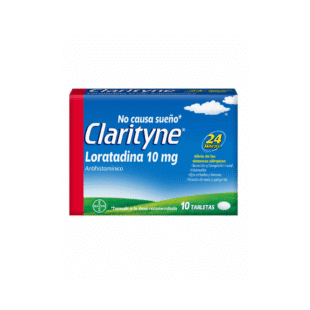 CLARITYNE 10 MG 10 TABLETAS