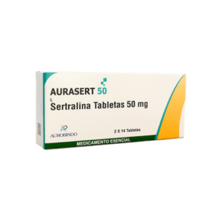 AURASERT 50 MG X 28 TABLETAS SERTRALINA