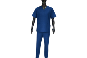 UNIFORME CUELLO V NAUTICA AZUL REY TALLA M