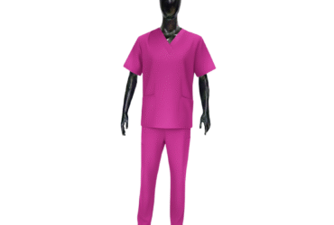 UNIFORME CUELLO V NAUTICA FUCSIA TALLA L